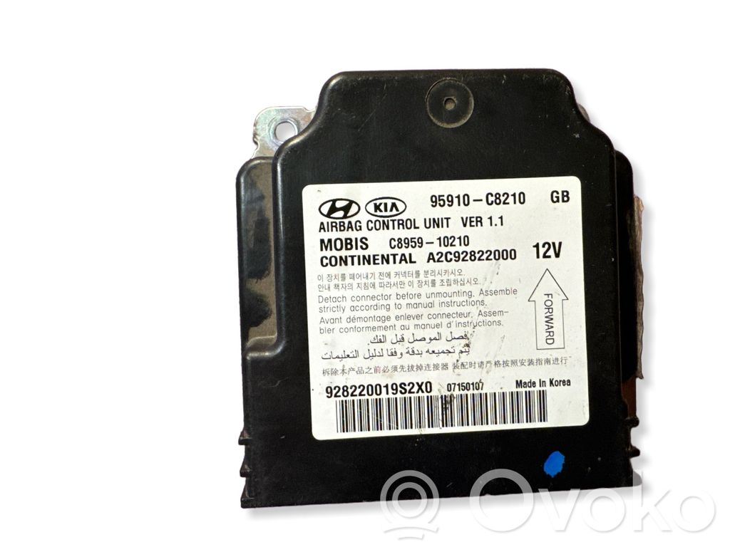 Sterownik / Moduł Airbag   C895910210,A2C92822000,95910C8210