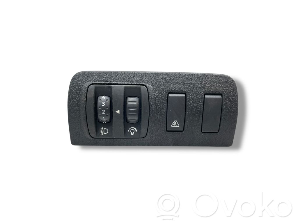 Renault Megane III Interruptor de control de altura del faro delantero 
