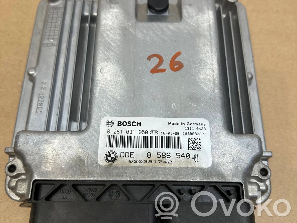 Engine control unit/module   8586540,0281031950,030381742