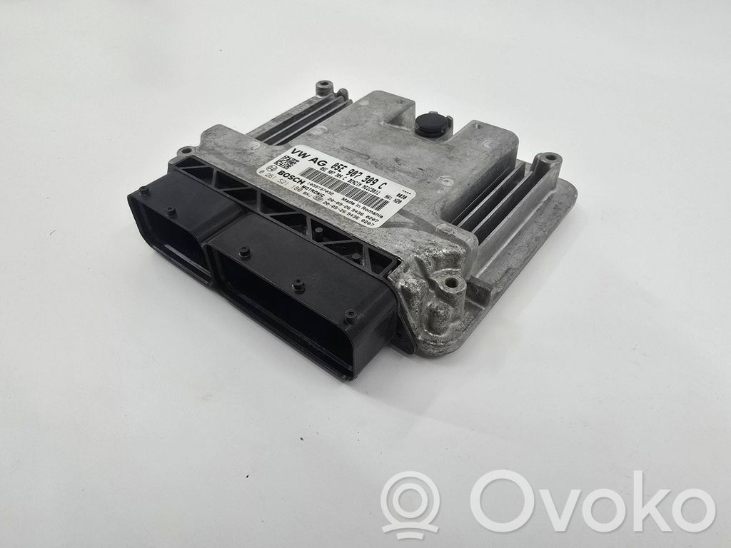 Engine control unit/module   05E907309C,0261S21180