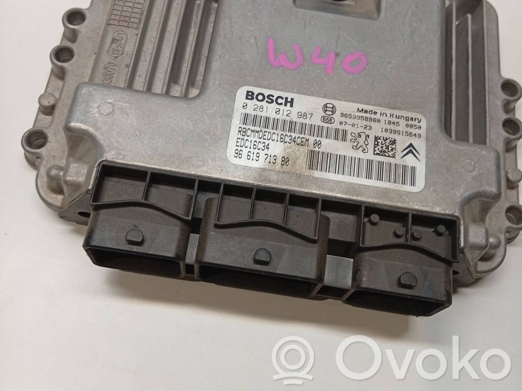Citroen C5 Calculateur moteur ECU 
