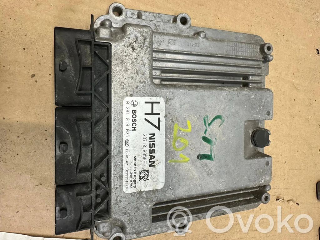 Nissan Qashqai Kit calculateur ECU et verrouillage 