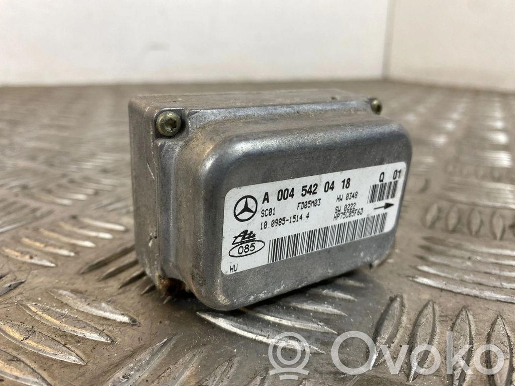 Mercedes-Benz C W203 Sensor ESP de aceleración de frecuencia del intermitente 