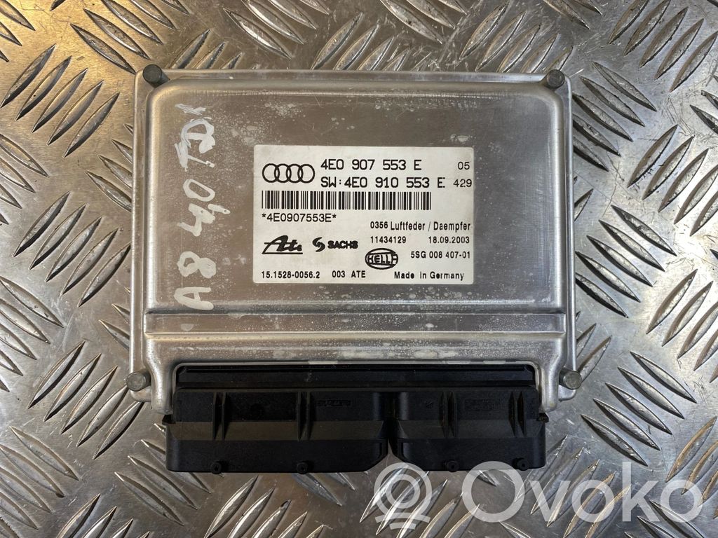 Audi A8 S8 D3 4E Module de commande suspension 