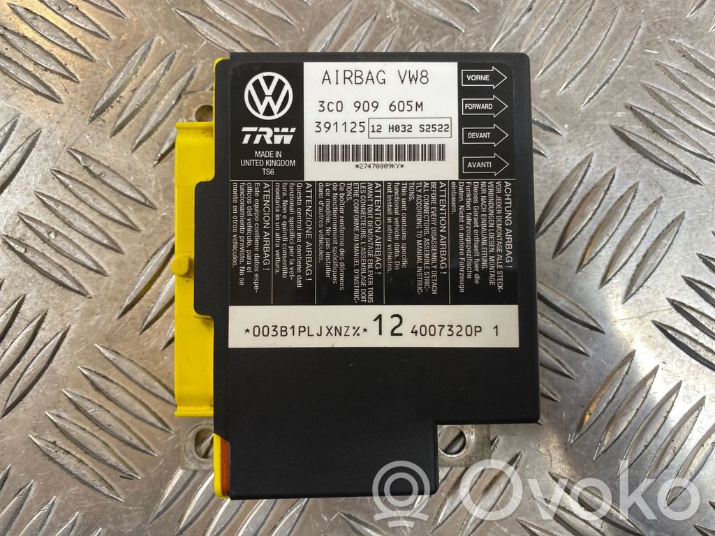 Volkswagen PASSAT B6 Centralina/modulo airbag