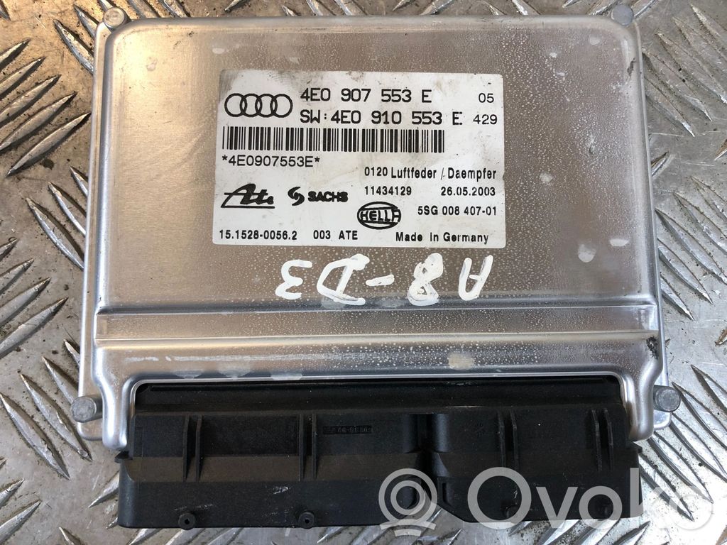 Audi A8 S8 D3 4E Calculateur moteur ECU 