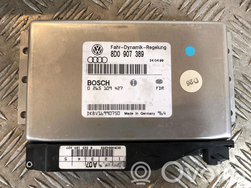 ESP (stability system) control unit   8D0907389,0265109427,DKBV16990750