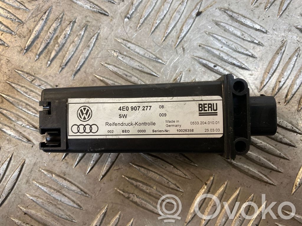 Audi A8 S8 D3 4E Sensor de presión del neumático 