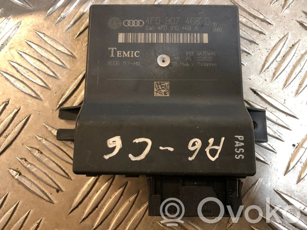 Audi A6 S6 C6 4F Modulo di controllo accesso 