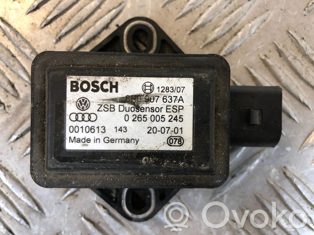 Audi A4 S4 B6 8E 8H Capteur de vitesse de lacet d'accélération ESP