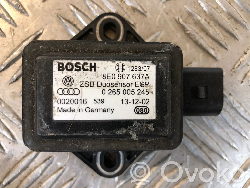 Audi A4 S4 B6 8E 8H Sensore di imbardata accelerazione ESP 