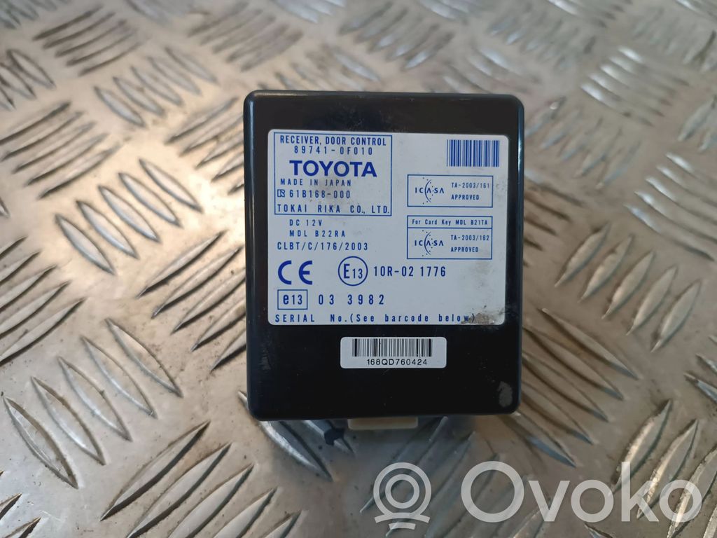 Toyota Corolla Verso E121 Unité de commande module de porte 
