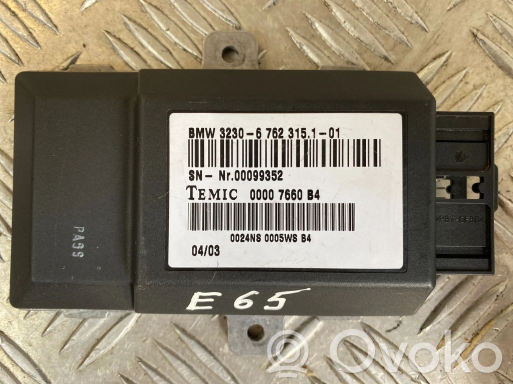 Módulo de control de la cremallera de dirección   6762315,00099352,00007660B4
