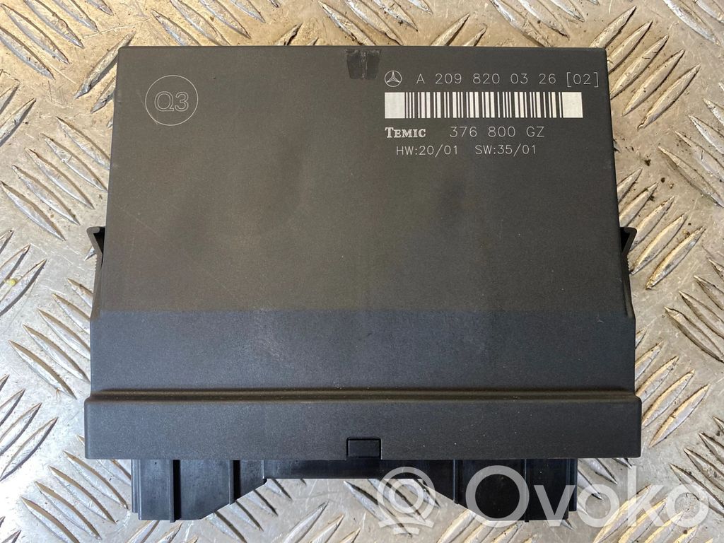 Mercedes-Benz CLK A209 C209 Module confort 