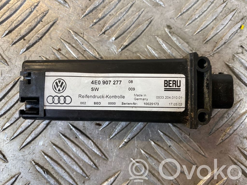 Audi A8 S8 D3 4E Sensor de presión del neumático 