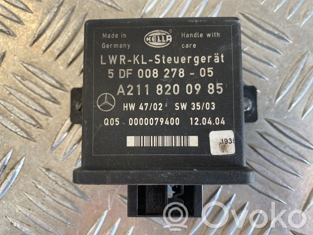 Mercedes-Benz E W211 Módulo de luz LCM 