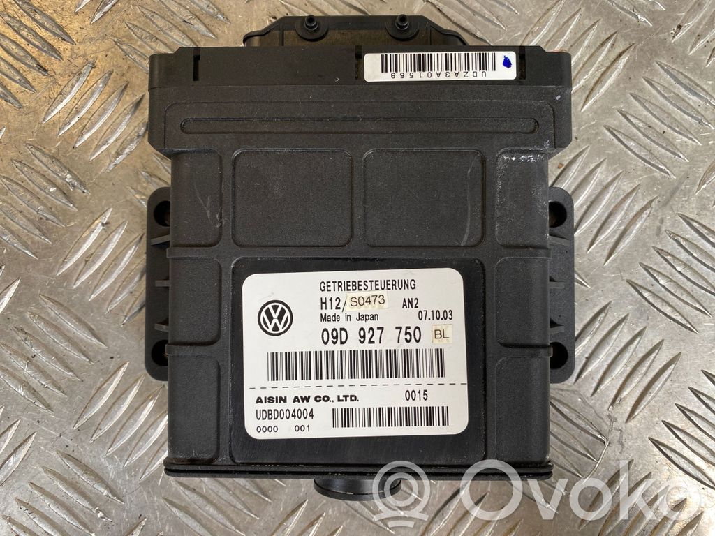 Sterownik / Moduł skrzyni biegów   09D927750BL,H12S0473,UDBD004004