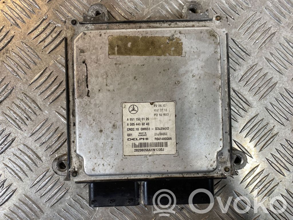 Mercedes-Benz E W212 Engine control unit/module 