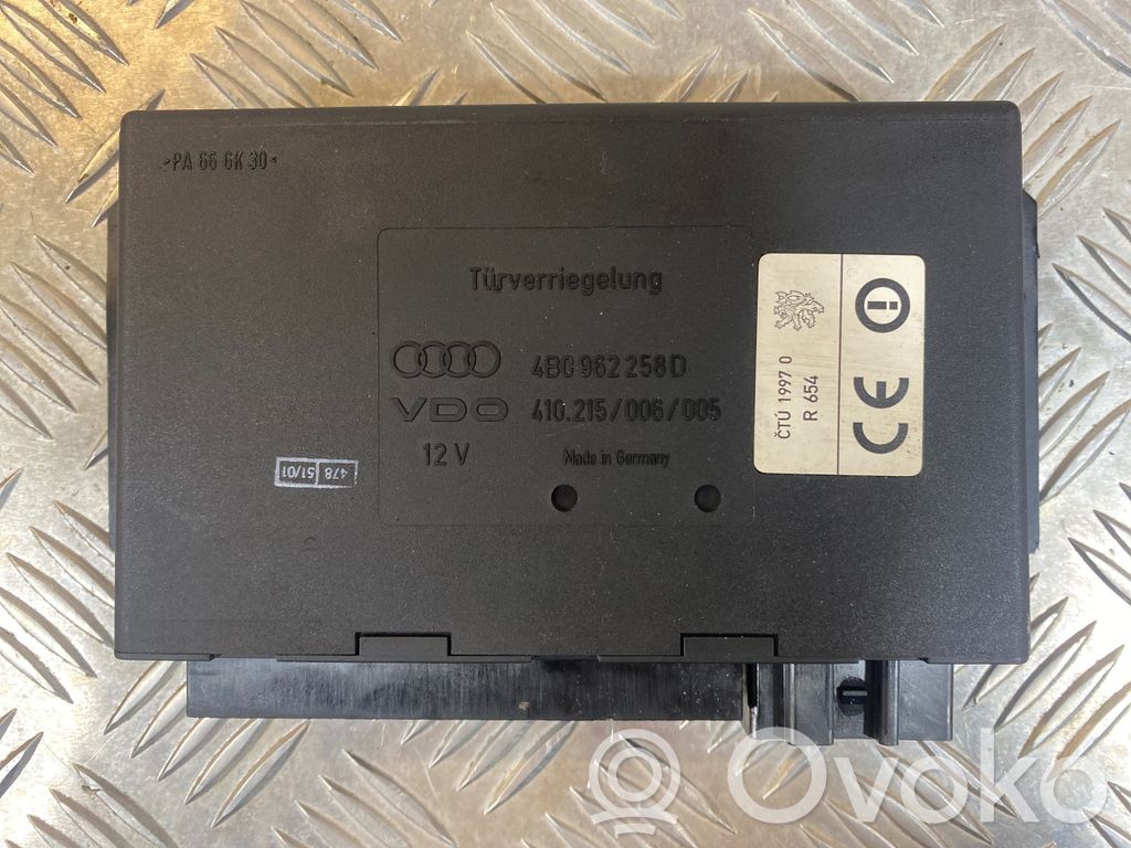 Audi A6 S6 C5 4B Mukavuusmoduuli 
