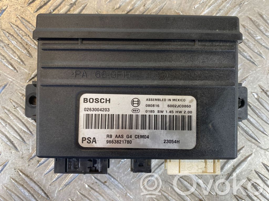 Peugeot 308 SW  Parking PDC control unit/module 