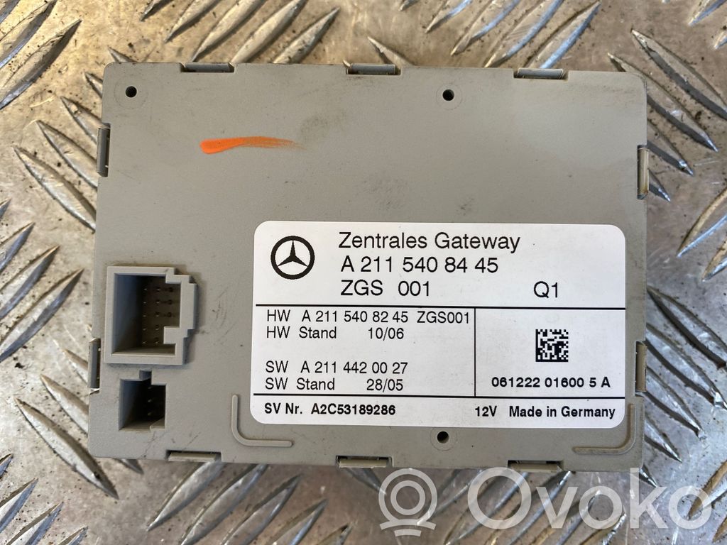 Mercedes-Benz E W211 Módulo de control Gateway 