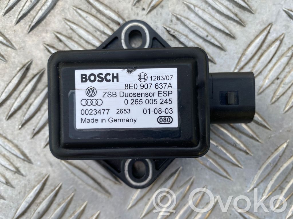 Audi A4 S4 B6 8E 8H Sensore di imbardata accelerazione ESP 