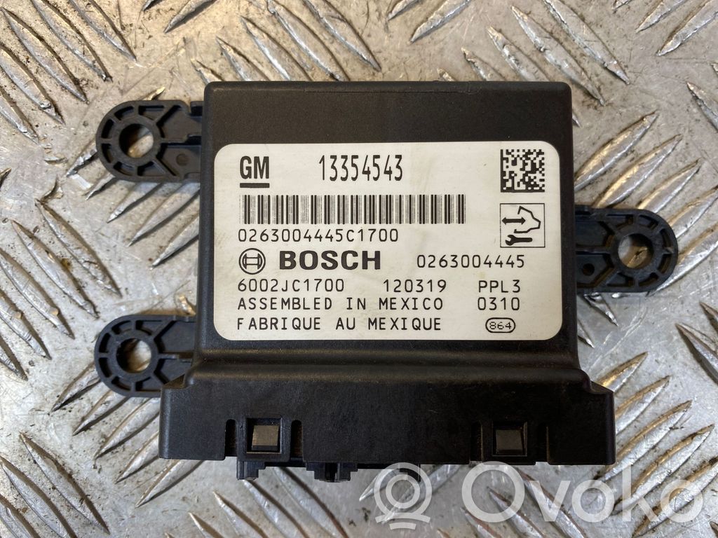 Opel Astra J Parking PDC control unit/module 
