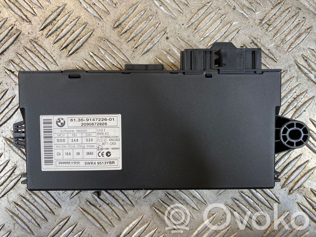 BMW 3 E90 E91 Centralina/modulo CAS 