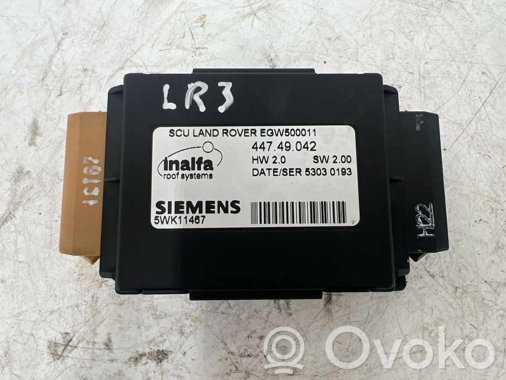 Land Rover Discovery 3 - LR3 Altre centraline/moduli 