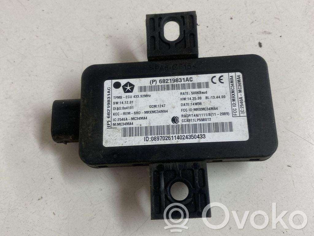 Jeep Grand Cherokee Capteur de pression des pneus
