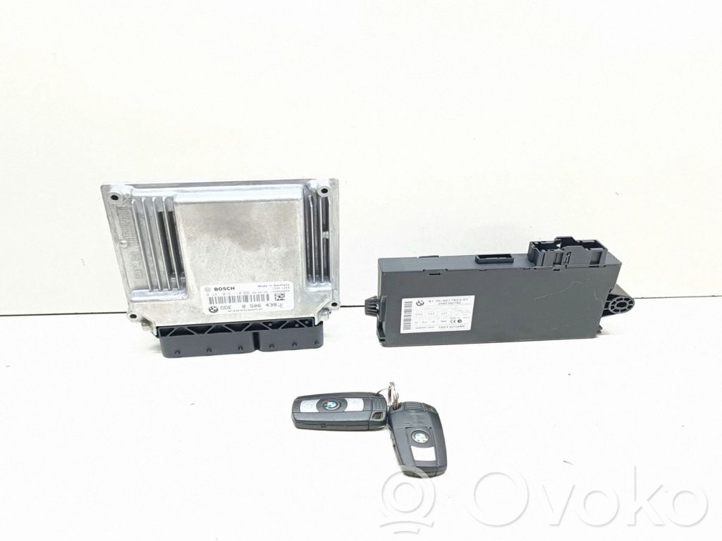 BMW 3 E90 E91 Kit centralina motore ECU e serratura 