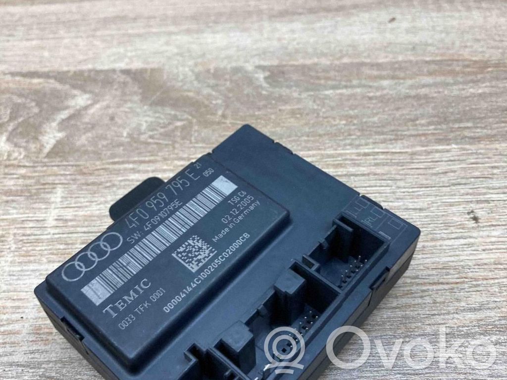Audi A6 S6 C6 4F Unitate/modul comandă uși