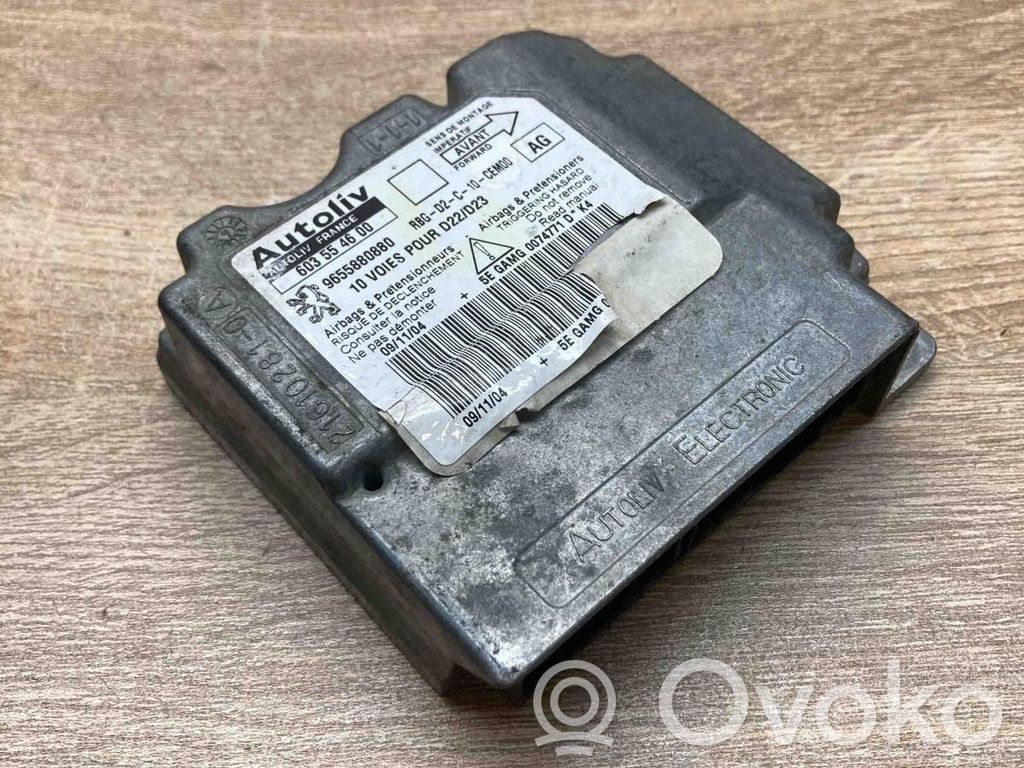 Peugeot 407 Module de contrôle airbag