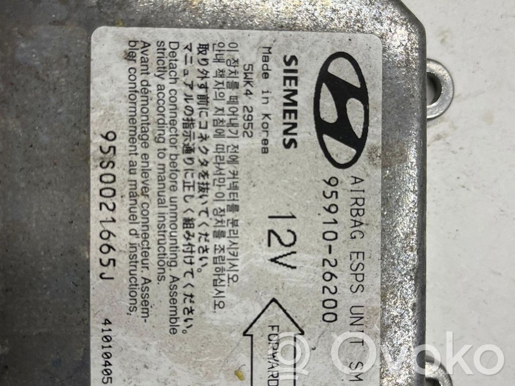 Hyundai Santa Fe Module de contrôle airbag