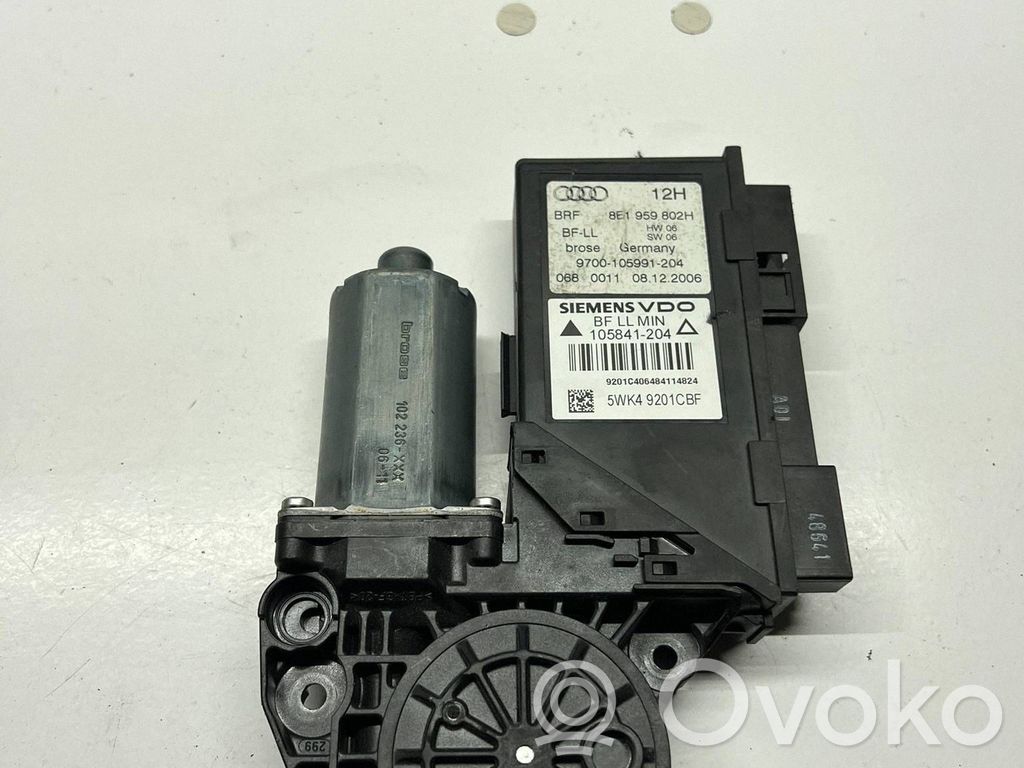 Audi A4 S4 B6 8E 8H Etuoven ikkunan nostomoottori