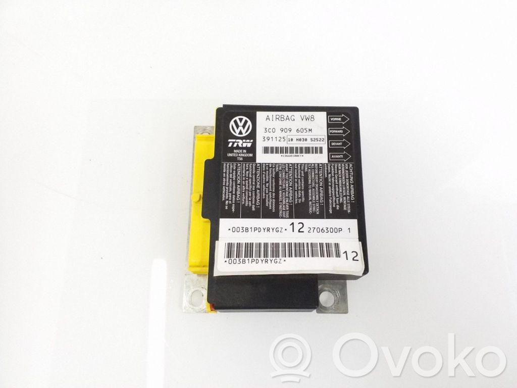 Volkswagen PASSAT B6 Unidad de control/módulo del Airbag