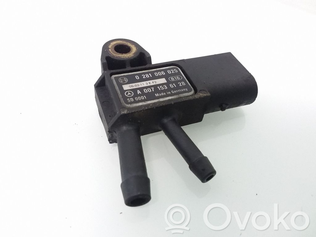 Mercedes-Benz E W211 Sensor de presión del escape