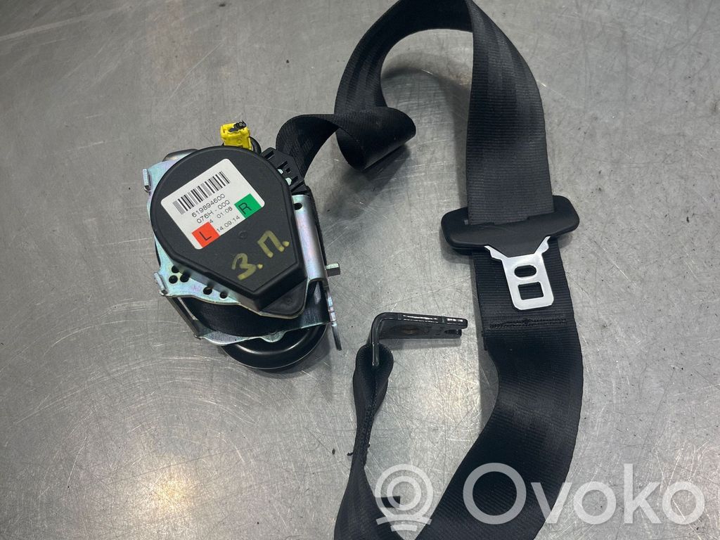 Volvo V40 Sicherheitsgurt hinten