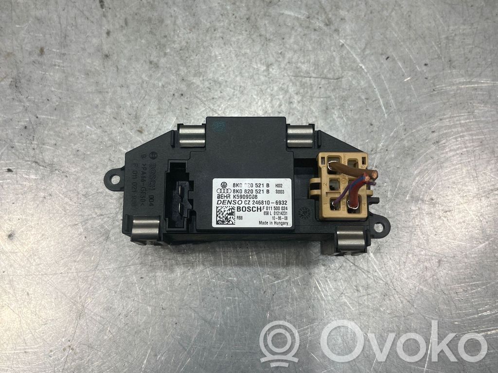 Audi A4 S4 B8 8K Motor aerotermă/rezistor ventilator 