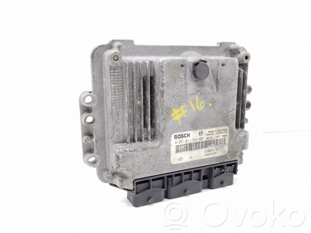 Renault Megane II Unitate/modul de control motor 