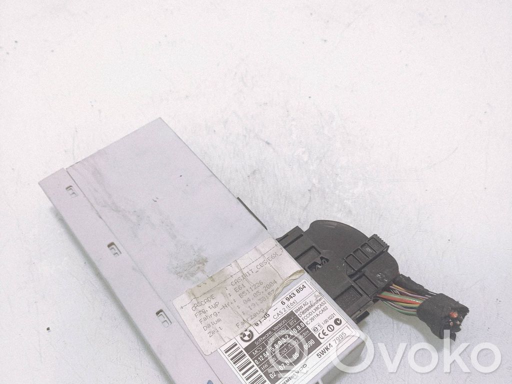 BMW 5 E60 E61 Centralina/modulo CAS