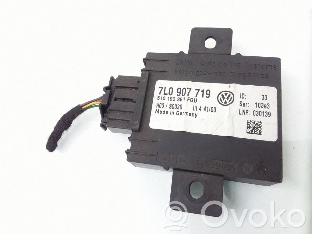 Volkswagen Touareg I Boîtier module alarme