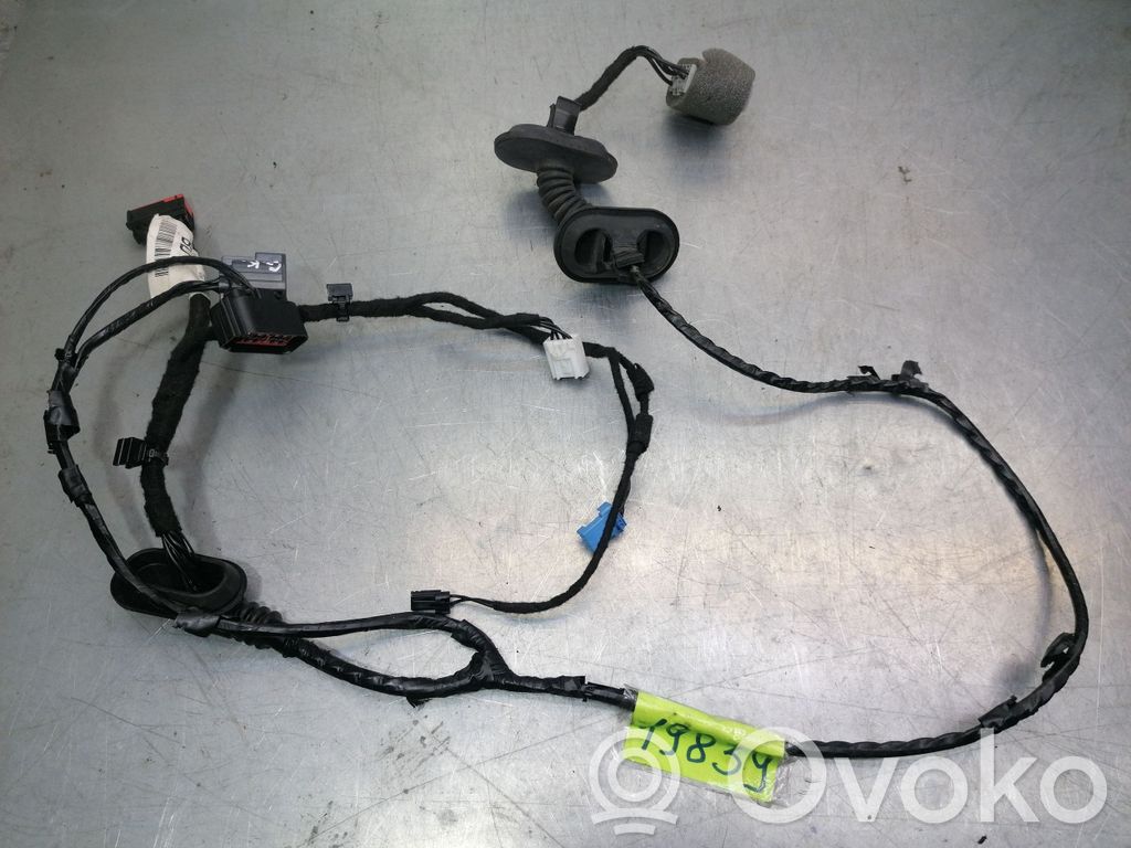 Jaguar XF Cableado de puerta trasera