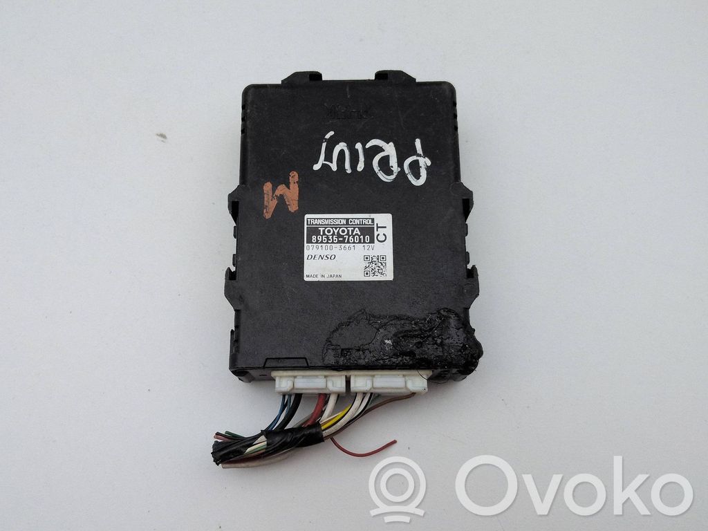 Toyota Prius (XW30) Module de contrôle de boîte de vitesses ECU 