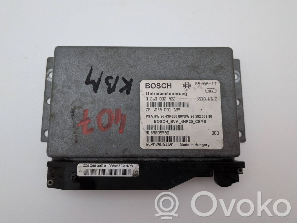 Peugeot 407 Gearbox control unit/module