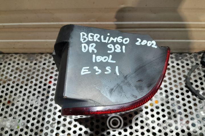 Citroen Berlingo Galinis žibintas kėbule 