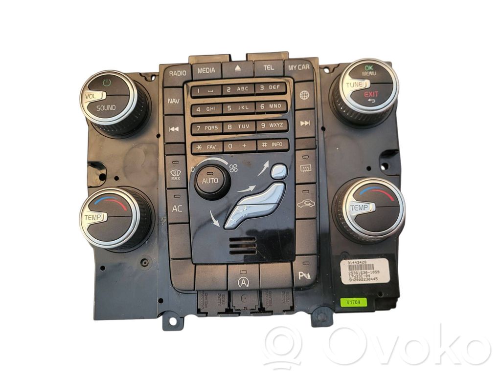 Volvo V60 Climate control unit 