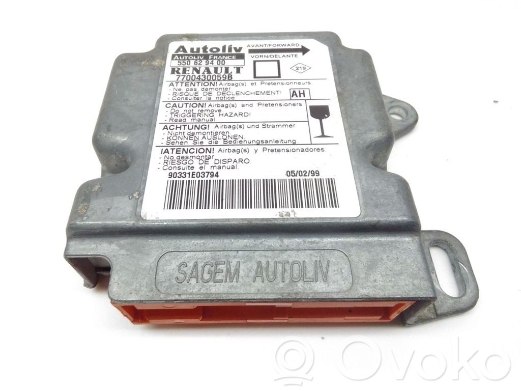 Renault Megane I Unitate/modul de comandă airbaguri 