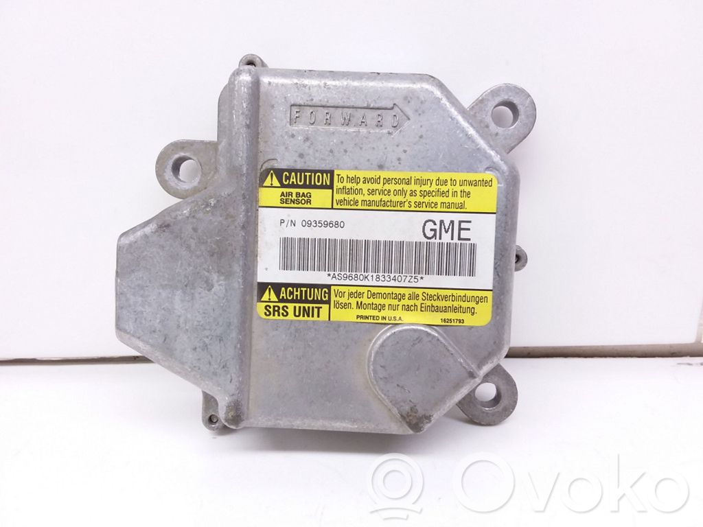 Opel Sintra Airbag control unit/module 