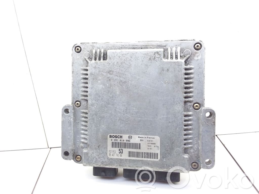 Engine control unit/module   9646774280,0281010996